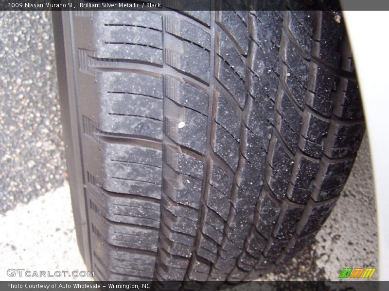 Brilliant Silver Metallic / Black 2009 Nissan Murano SL