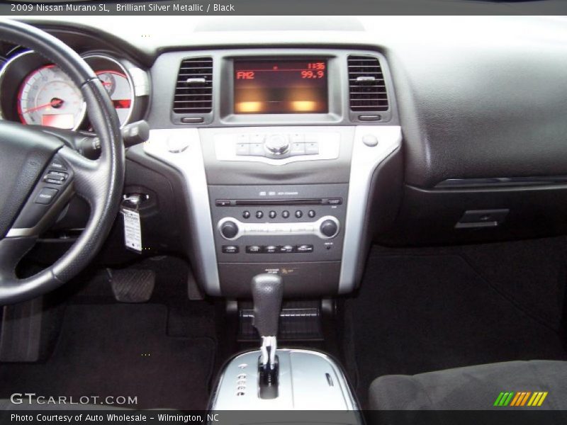 Brilliant Silver Metallic / Black 2009 Nissan Murano SL