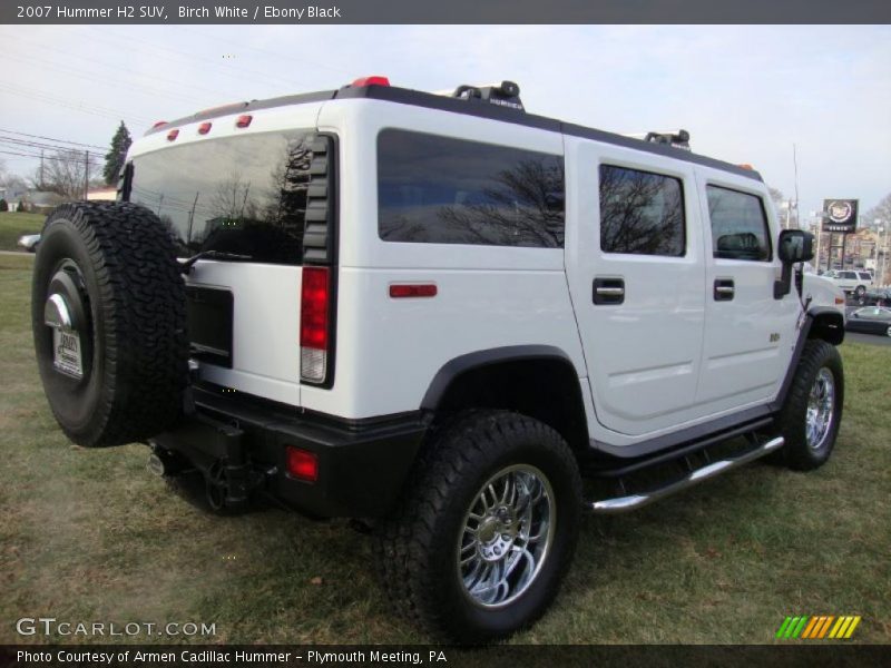 Birch White / Ebony Black 2007 Hummer H2 SUV