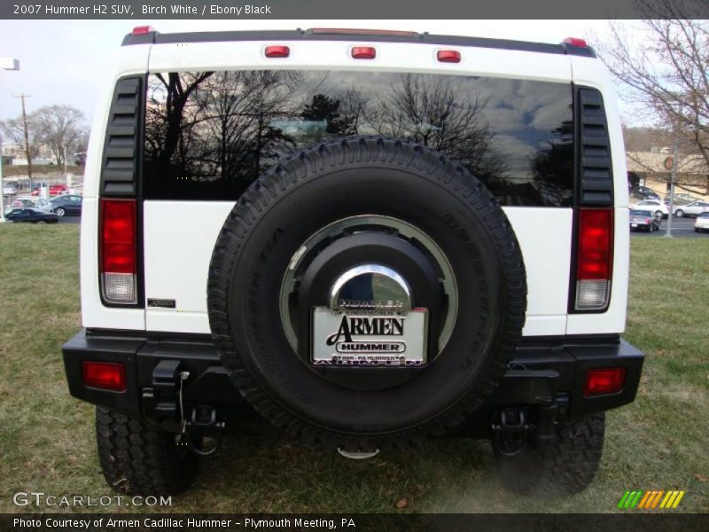 Birch White / Ebony Black 2007 Hummer H2 SUV