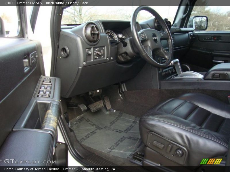 Birch White / Ebony Black 2007 Hummer H2 SUV