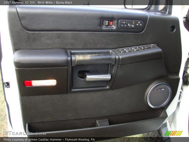 Birch White / Ebony Black 2007 Hummer H2 SUV