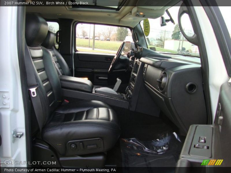 Birch White / Ebony Black 2007 Hummer H2 SUV