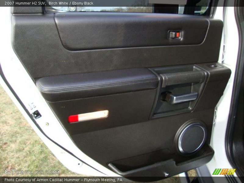 Birch White / Ebony Black 2007 Hummer H2 SUV