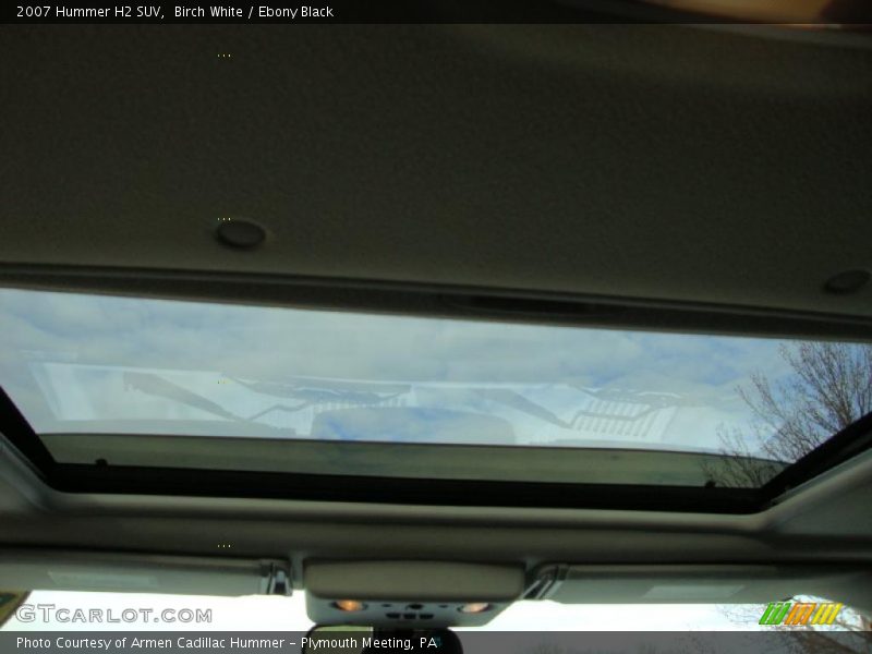 Birch White / Ebony Black 2007 Hummer H2 SUV