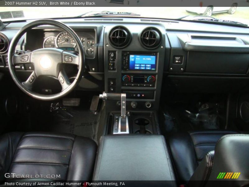 Birch White / Ebony Black 2007 Hummer H2 SUV
