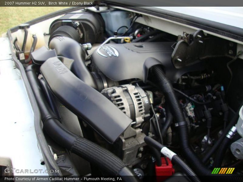 Birch White / Ebony Black 2007 Hummer H2 SUV