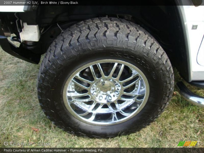Birch White / Ebony Black 2007 Hummer H2 SUV