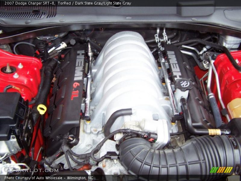 TorRed / Dark Slate Gray/Light Slate Gray 2007 Dodge Charger SRT-8