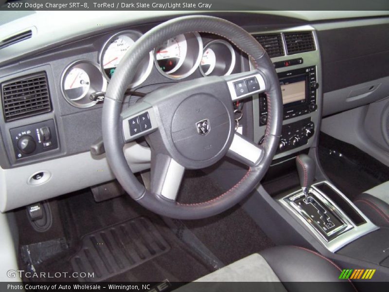 TorRed / Dark Slate Gray/Light Slate Gray 2007 Dodge Charger SRT-8