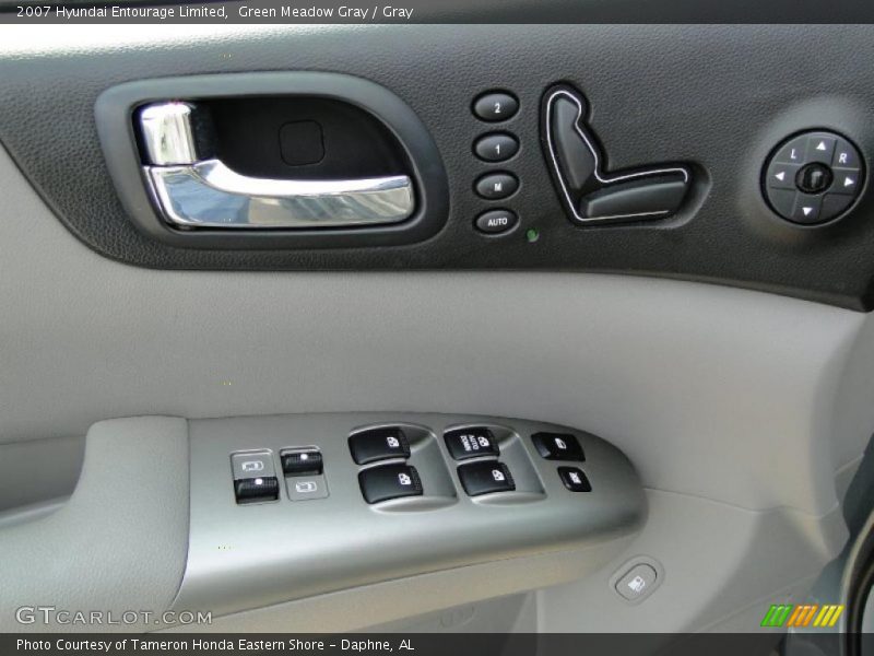 Green Meadow Gray / Gray 2007 Hyundai Entourage Limited