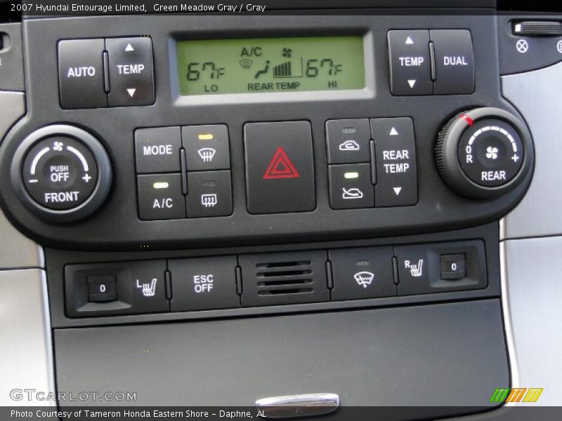 Green Meadow Gray / Gray 2007 Hyundai Entourage Limited