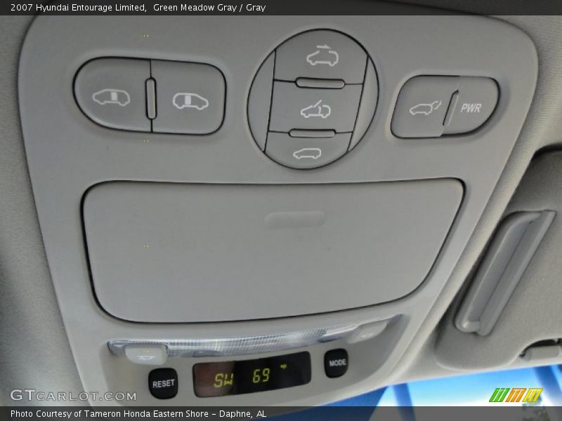 Green Meadow Gray / Gray 2007 Hyundai Entourage Limited