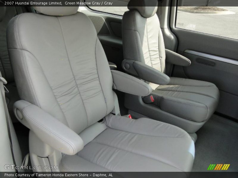 Green Meadow Gray / Gray 2007 Hyundai Entourage Limited