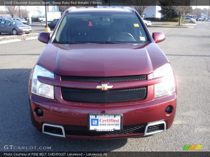 Deep Ruby Red Metallic / Ebony 2008 Chevrolet Equinox Sport