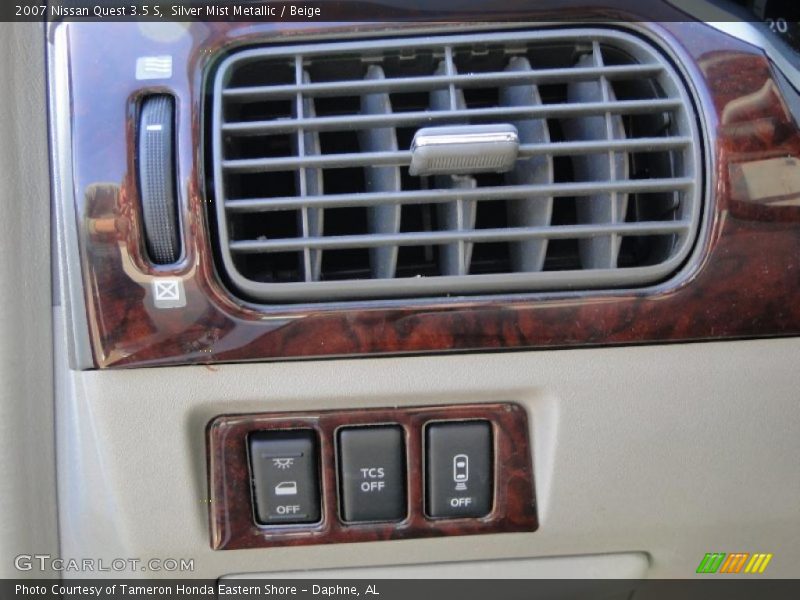 Silver Mist Metallic / Beige 2007 Nissan Quest 3.5 S