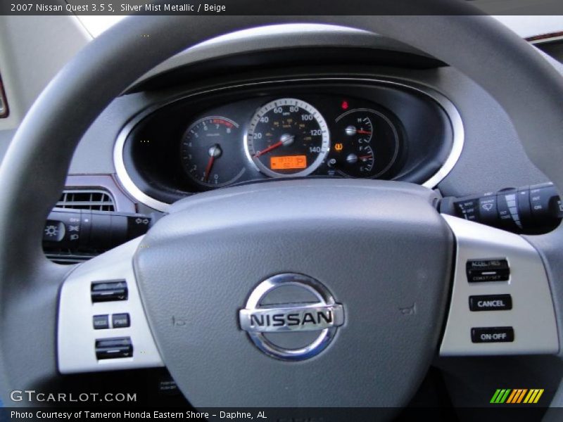 Silver Mist Metallic / Beige 2007 Nissan Quest 3.5 S