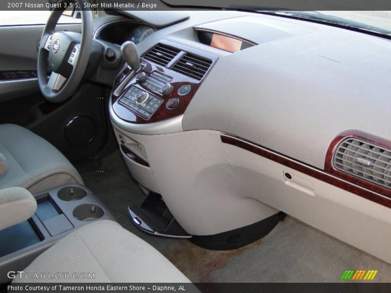 Silver Mist Metallic / Beige 2007 Nissan Quest 3.5 S