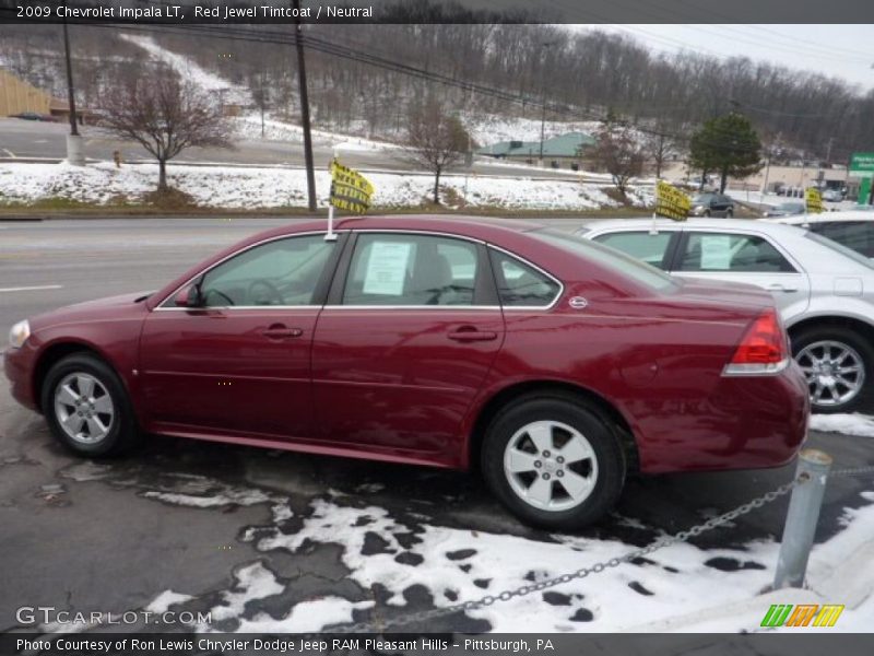 Red Jewel Tintcoat / Neutral 2009 Chevrolet Impala LT