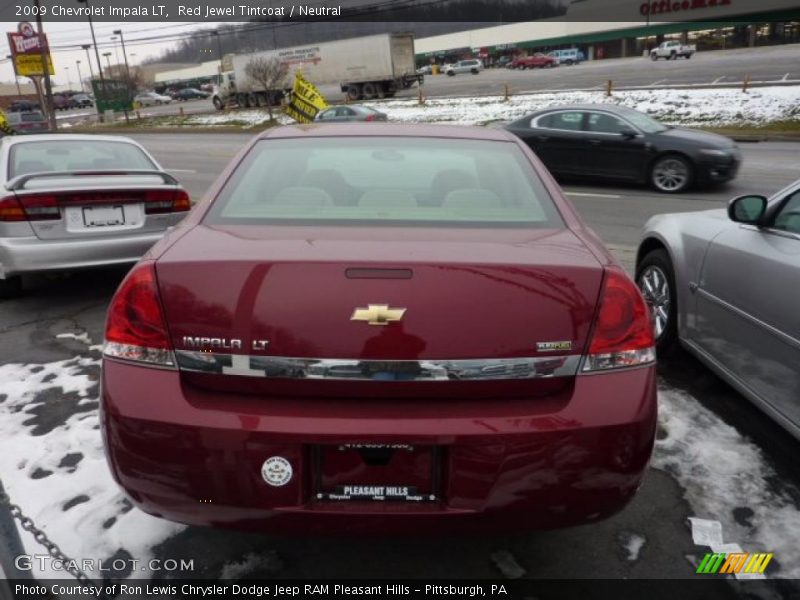 Red Jewel Tintcoat / Neutral 2009 Chevrolet Impala LT