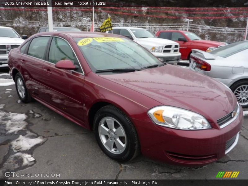 Red Jewel Tintcoat / Neutral 2009 Chevrolet Impala LT