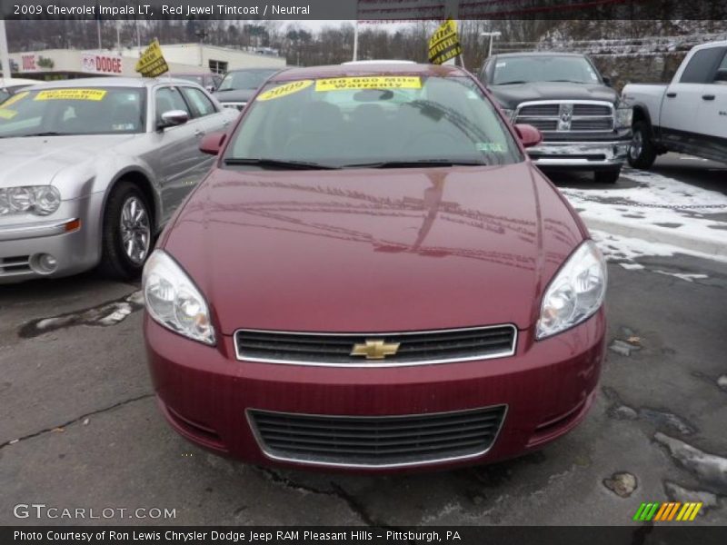 Red Jewel Tintcoat / Neutral 2009 Chevrolet Impala LT