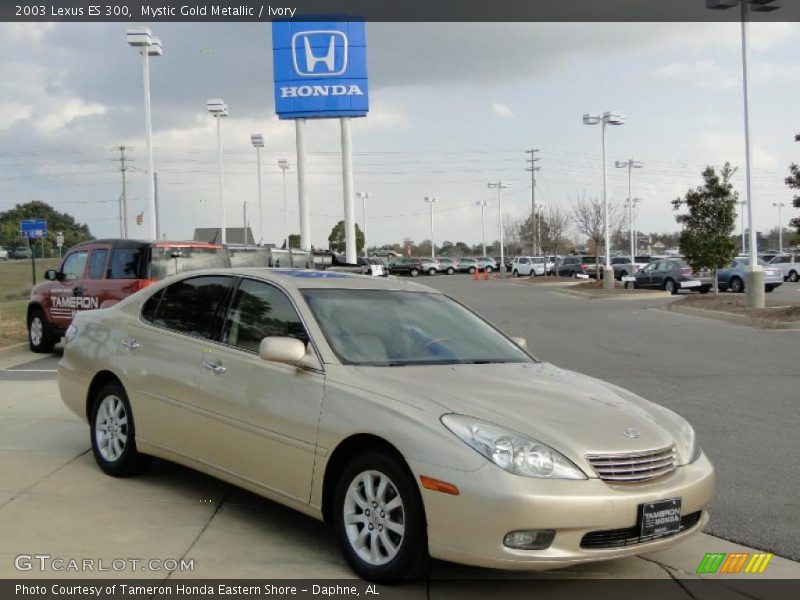 Mystic Gold Metallic / Ivory 2003 Lexus ES 300