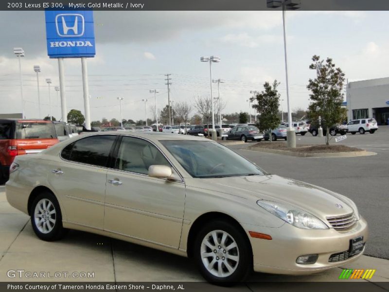 Mystic Gold Metallic / Ivory 2003 Lexus ES 300