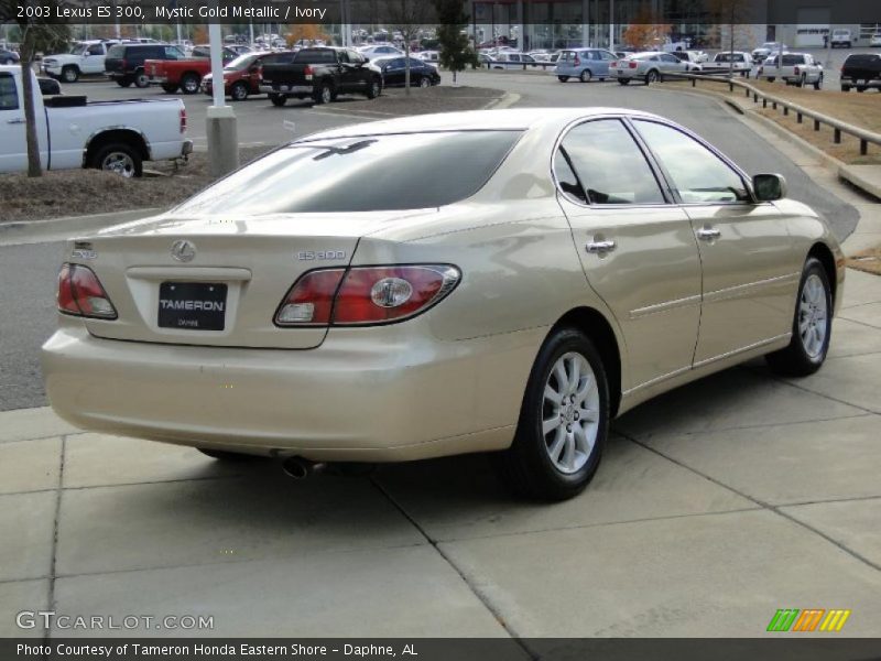 Mystic Gold Metallic / Ivory 2003 Lexus ES 300