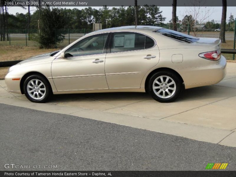 Mystic Gold Metallic / Ivory 2003 Lexus ES 300