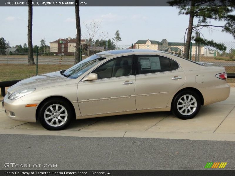 Mystic Gold Metallic / Ivory 2003 Lexus ES 300
