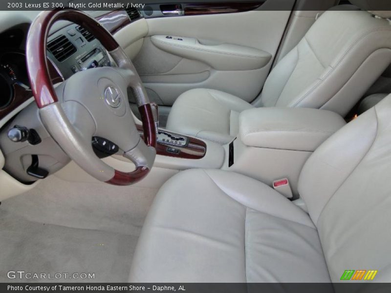 Mystic Gold Metallic / Ivory 2003 Lexus ES 300