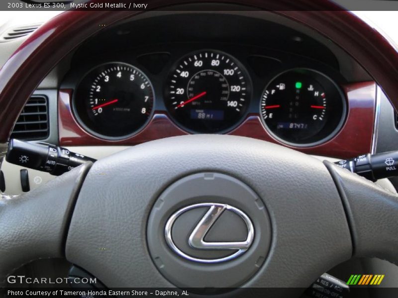Mystic Gold Metallic / Ivory 2003 Lexus ES 300