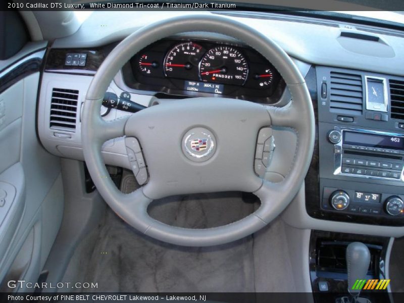 White Diamond Tri-coat / Titanium/Dark Titanium 2010 Cadillac DTS Luxury