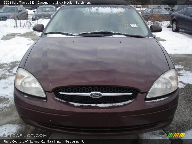 Chestnut Metallic / Medium Parchment 2001 Ford Taurus SES