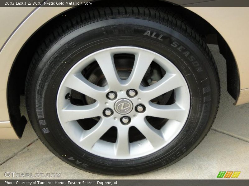 Mystic Gold Metallic / Ivory 2003 Lexus ES 300