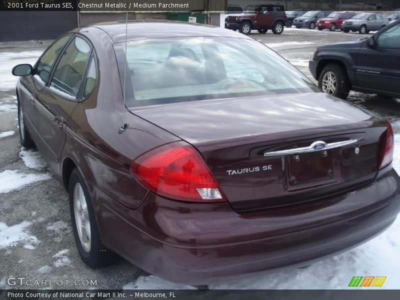 Chestnut Metallic / Medium Parchment 2001 Ford Taurus SES