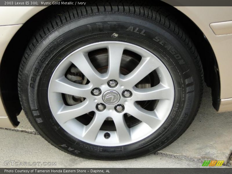 Mystic Gold Metallic / Ivory 2003 Lexus ES 300