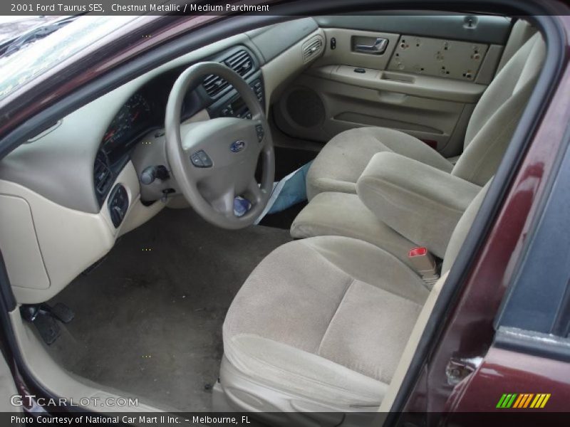 Chestnut Metallic / Medium Parchment 2001 Ford Taurus SES