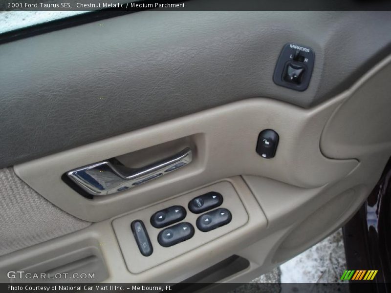 Chestnut Metallic / Medium Parchment 2001 Ford Taurus SES