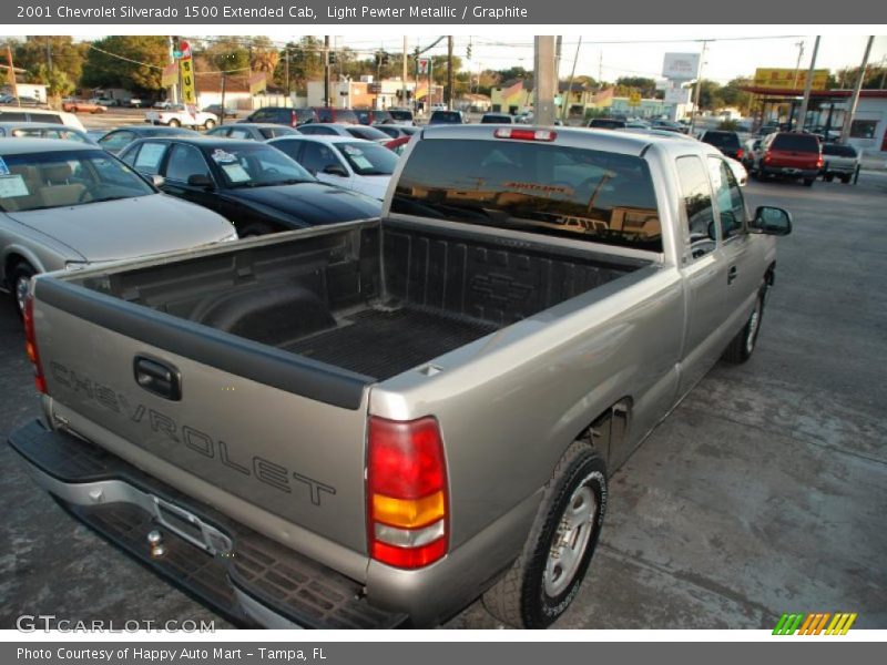 Light Pewter Metallic / Graphite 2001 Chevrolet Silverado 1500 Extended Cab