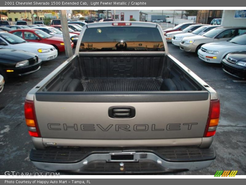 Light Pewter Metallic / Graphite 2001 Chevrolet Silverado 1500 Extended Cab
