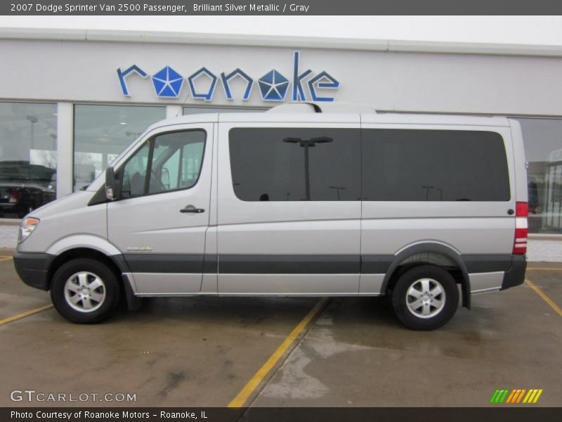 Brilliant Silver Metallic / Gray 2007 Dodge Sprinter Van 2500 Passenger