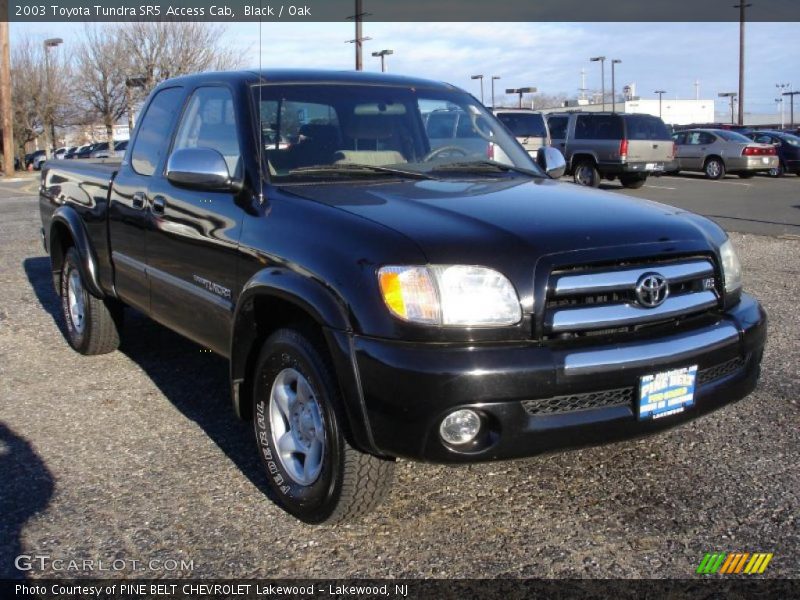 Black / Oak 2003 Toyota Tundra SR5 Access Cab