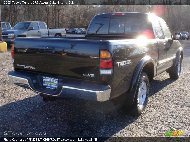 Black / Oak 2003 Toyota Tundra SR5 Access Cab