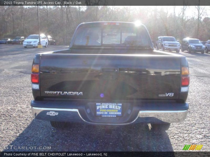 Black / Oak 2003 Toyota Tundra SR5 Access Cab