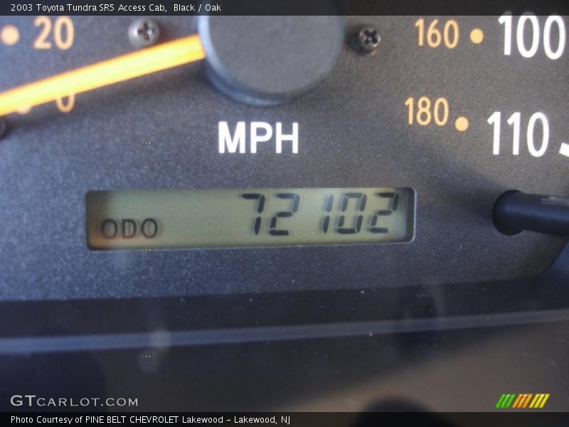 Black / Oak 2003 Toyota Tundra SR5 Access Cab