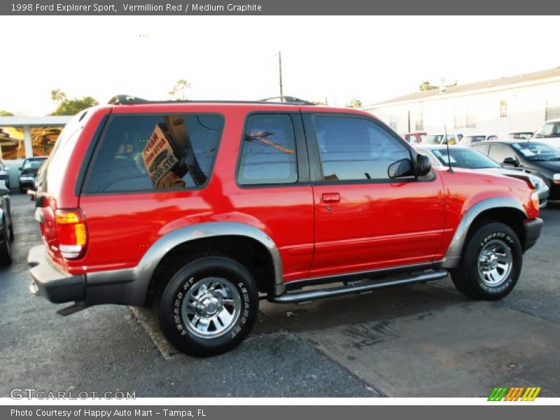 Vermillion Red / Medium Graphite 1998 Ford Explorer Sport