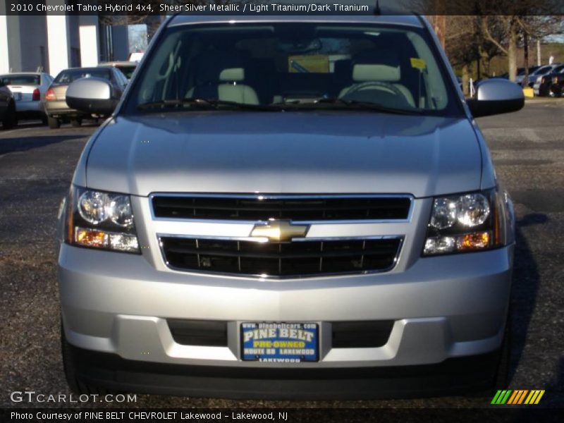 Sheer Silver Metallic / Light Titanium/Dark Titanium 2010 Chevrolet Tahoe Hybrid 4x4