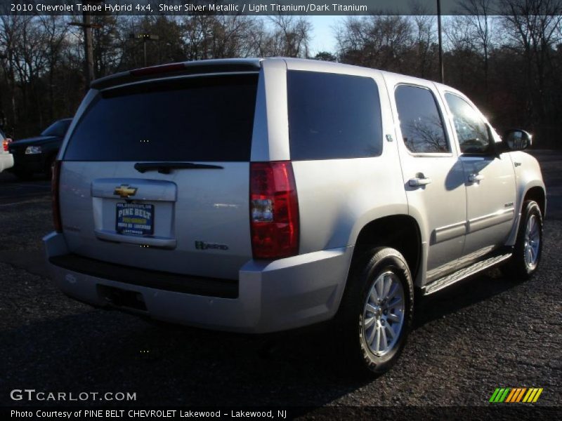 Sheer Silver Metallic / Light Titanium/Dark Titanium 2010 Chevrolet Tahoe Hybrid 4x4